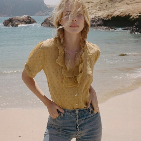 Doen Tops - DÔEN Poppy Top - Wheat